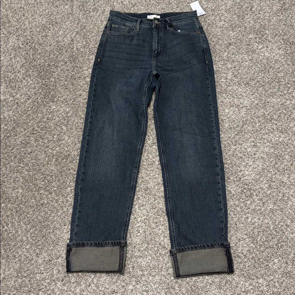 NWT Habitual Peyton Cuffed Straight Leg Jeans 27 - Picture 3 of 15